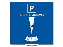 Disque Bleu Adhésif de Stationnement Zone Bleue Accessoires Auto Voiture Fabriqué en France Facile Autocollant Pratiqueet Durable 